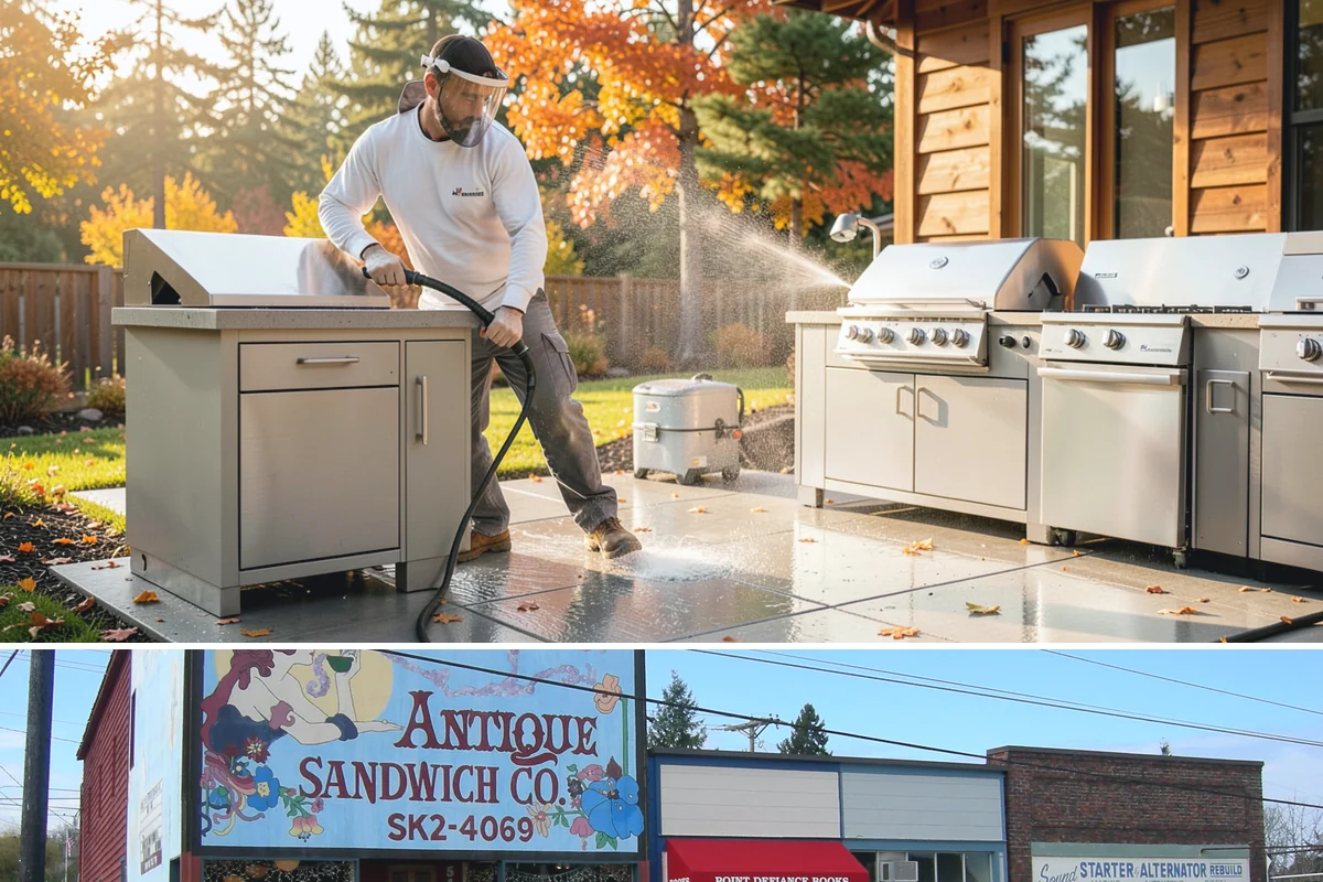 BBQ Grill Cleaning in Ruston, Pierce County, WA - Book a grill cleaning heading into the July-through-September grilling stretch when Washington finally dries out.