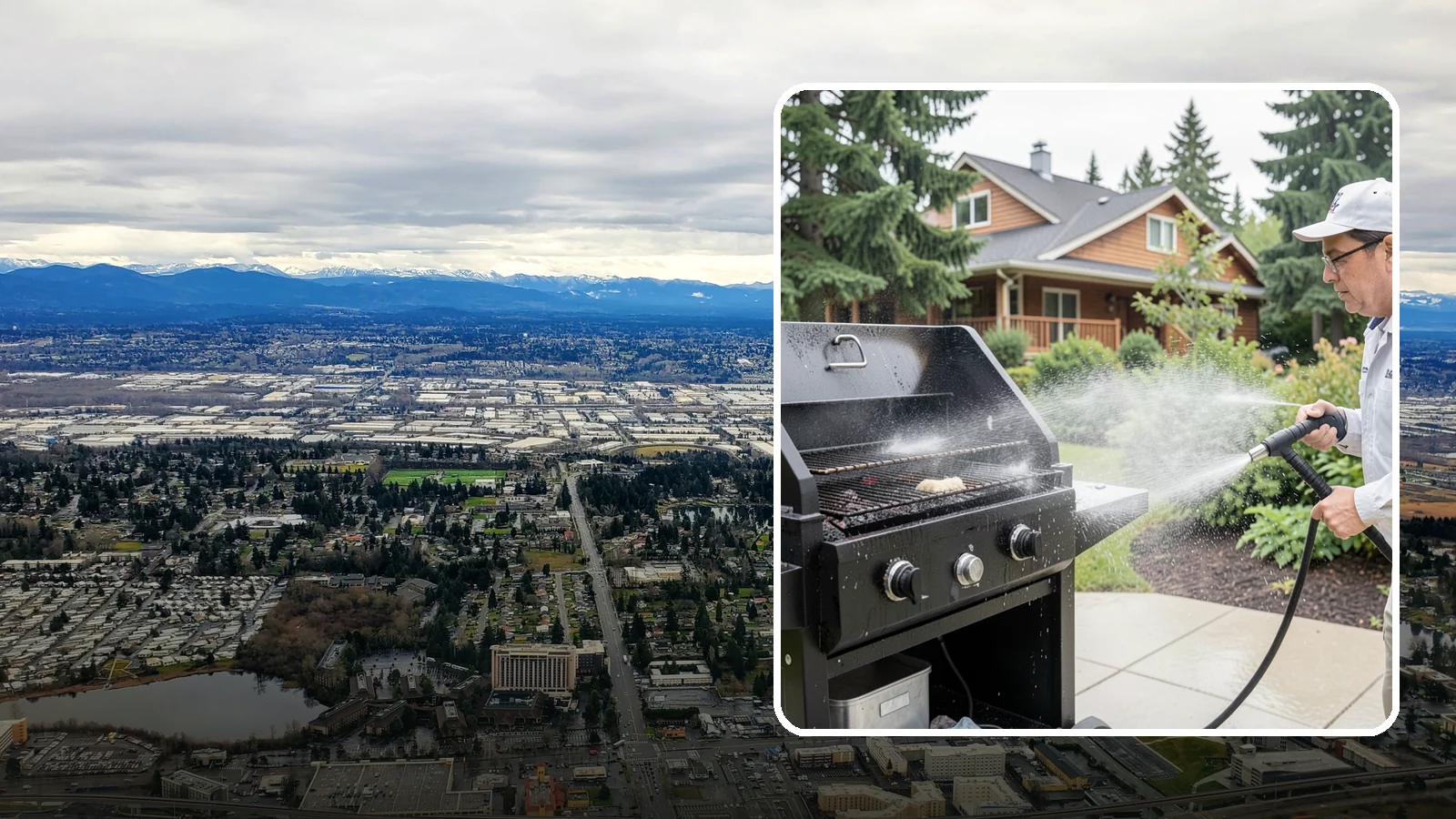 BBQ Grill Cleaning in SeaTac, King County, WA - We degrease grates, burners, and exterior housings so your grill is safe and ready for that rare Washington sunny cookout.
