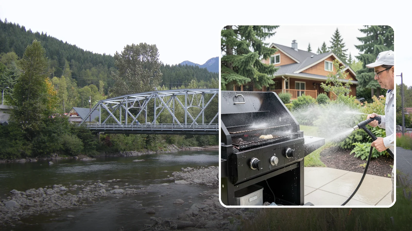 BBQ Grill Cleaning in Skykomish, King County, WA - We degrease grates, burners, and exterior housings so your grill is safe and ready for that rare Washington sunny cookout.