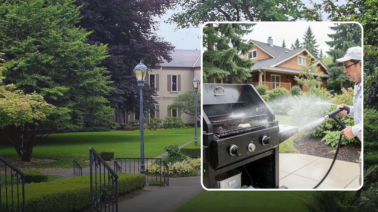 BBQ Grill Cleaning in Woodinville, King County, WA - We degrease grates, burners, and exterior housings so your grill is safe and ready for that rare Washington sunny cookout.