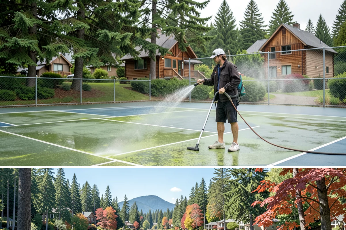 Berry Stain Removal in Covington, King County, WA - Address berry staining in late summer through fall when berries ripen and drop most heavily onto surfaces below.