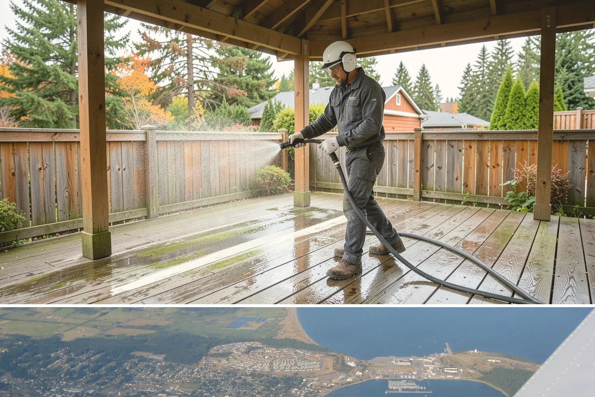 Berry Stain Removal in Oak Harbor, Island County, WA - Address berry staining in late summer through fall when berries ripen and drop most heavily onto surfaces below.