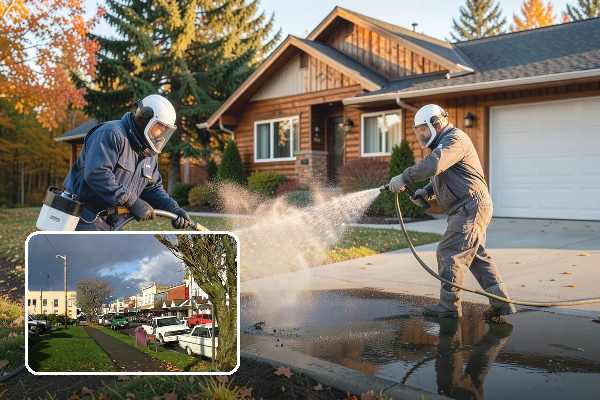 Biannual House Washing in Arlington, Snohomish County, WA - Keeps shaded and tree-covered homes free of visible algae
