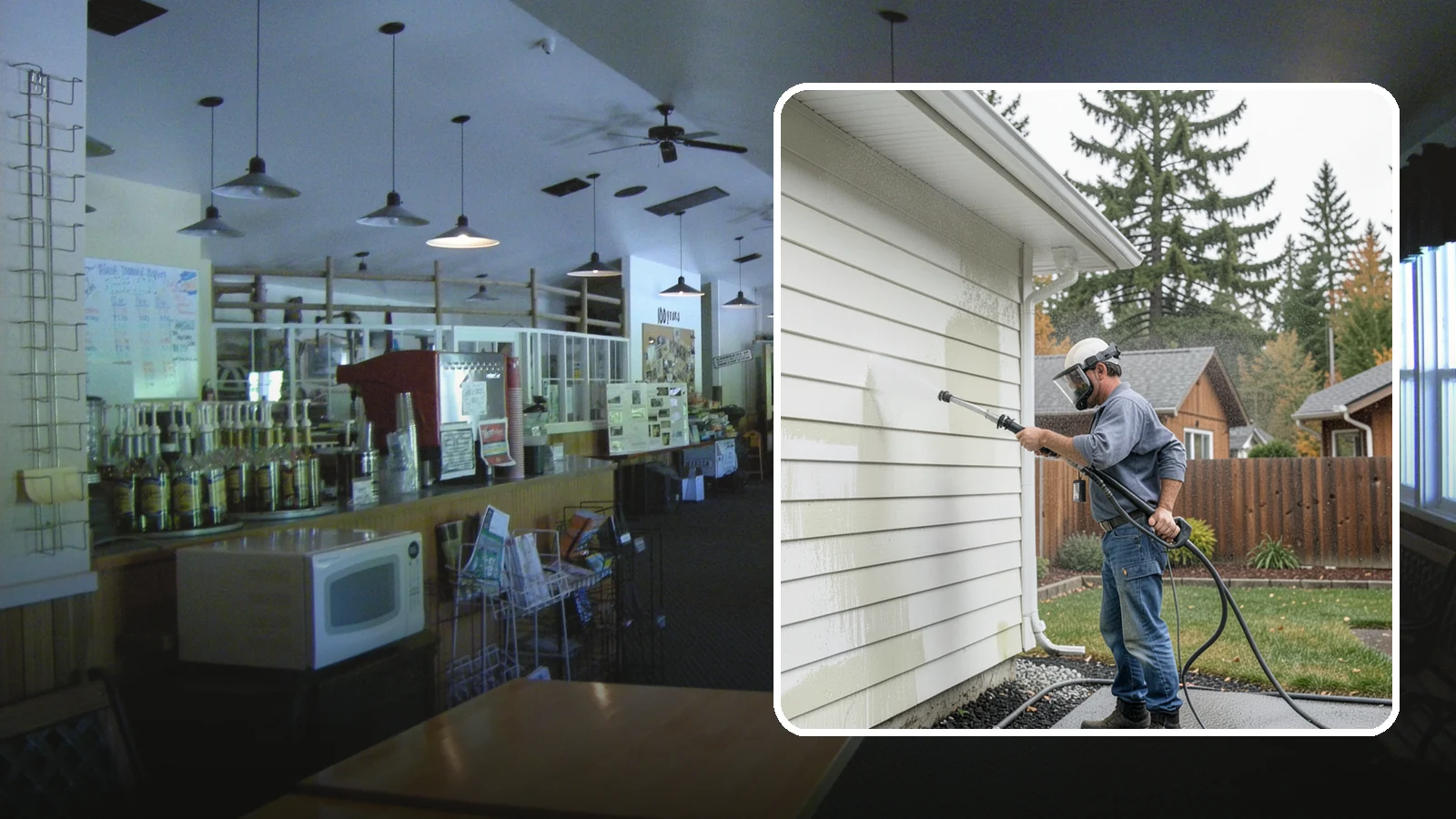 Biannual House Washing in Black Diamond, King County, WA - Biannual house washing cleans your home's exterior twice a year to stay ahead of the algae and film that build fast in a wet...