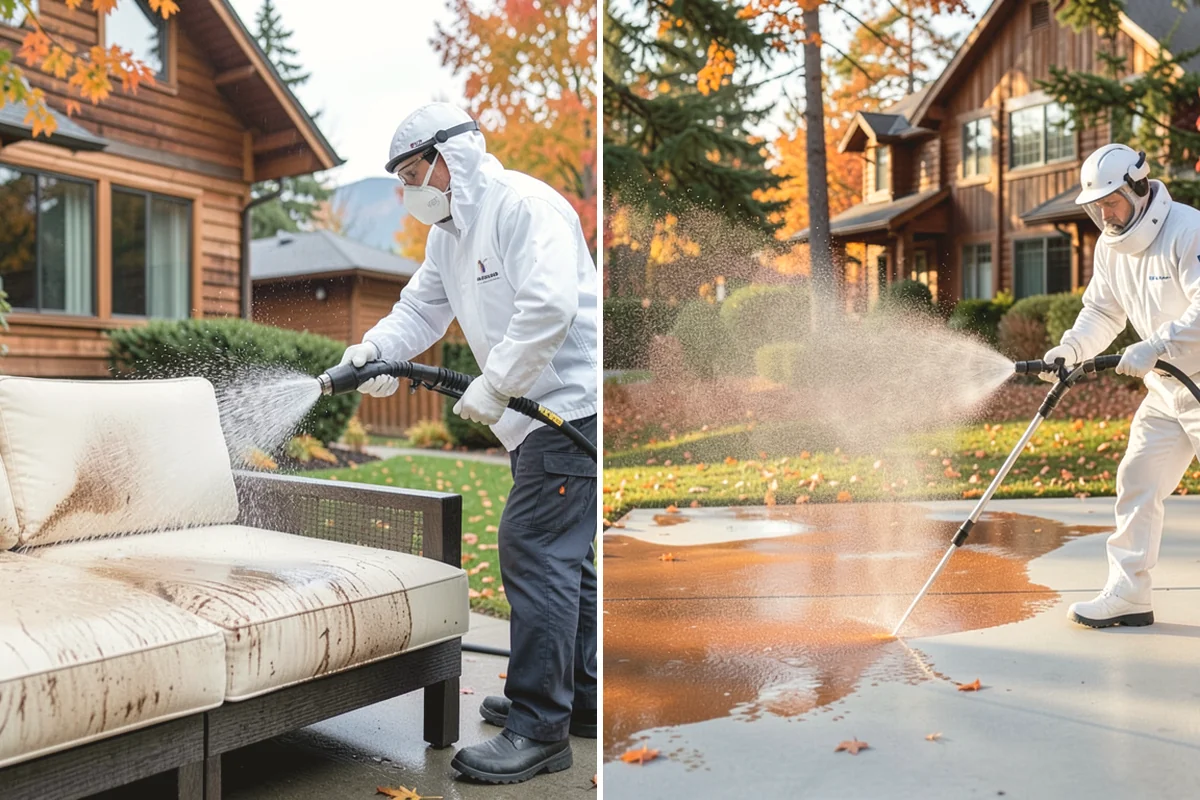 Biannual House Washing in Black Diamond, King County, WA - Establish the two-visit schedule around spring and fall