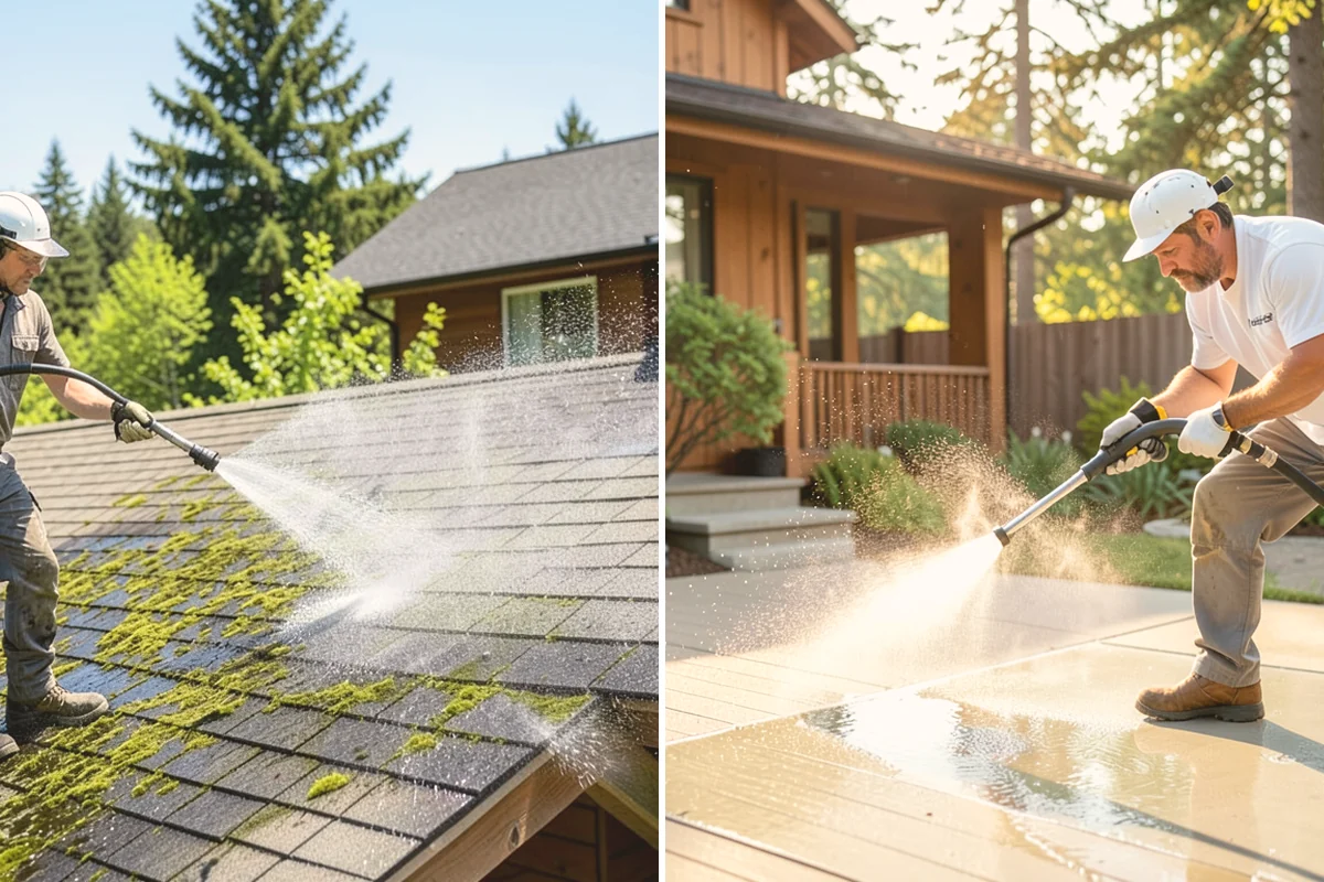 Biannual House Washing in Bothell, King County, WA - Establish the two-visit schedule around spring and fall