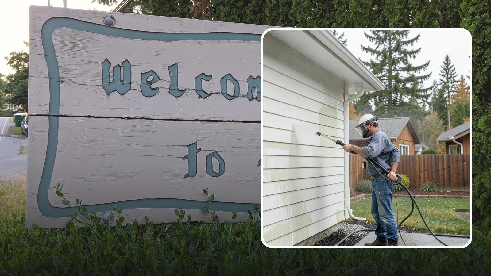 Biannual House Washing in Brier, Snohomish County, WA - Biannual house washing cleans your home's exterior twice a year to stay ahead of the algae and film that build fast in a wet...