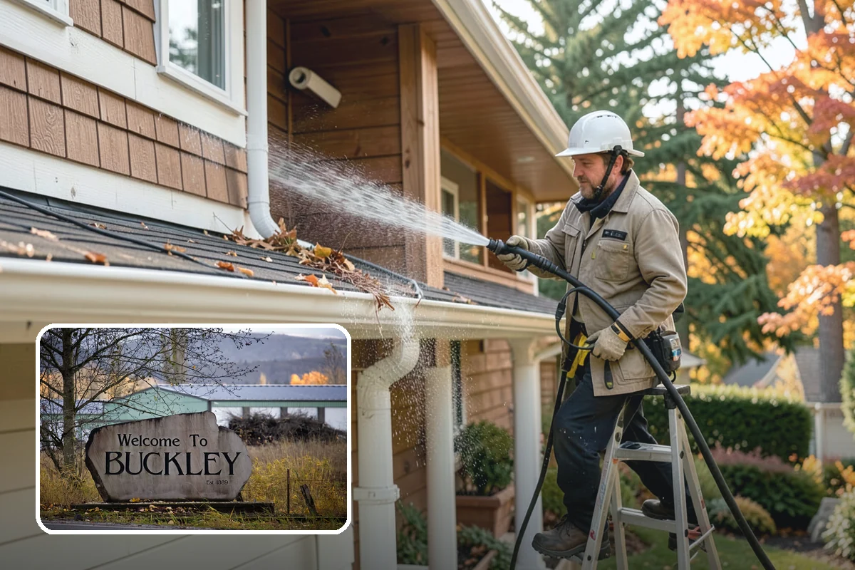 Biannual House Washing in Buckley, Pierce County, WA - Keeps shaded and tree-covered homes free of visible algae