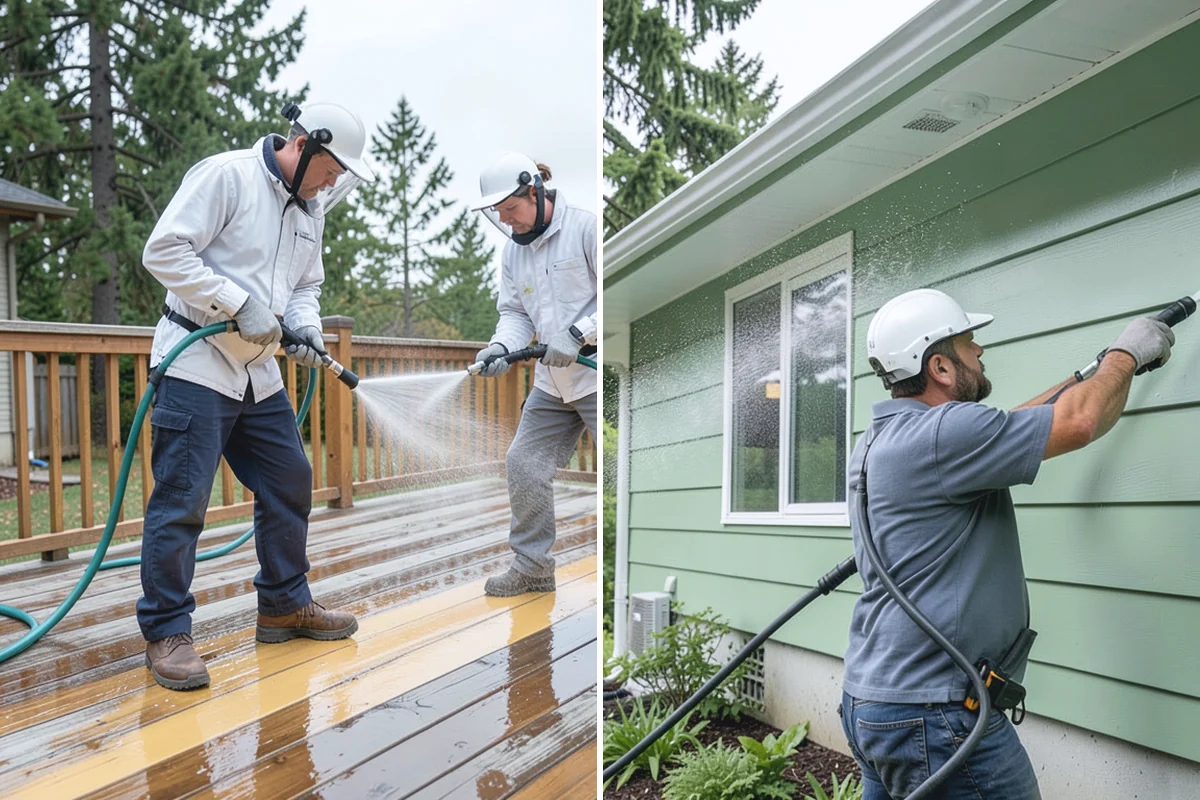 Biannual House Washing in Buckley, Pierce County, WA - Establish the two-visit schedule around spring and fall
