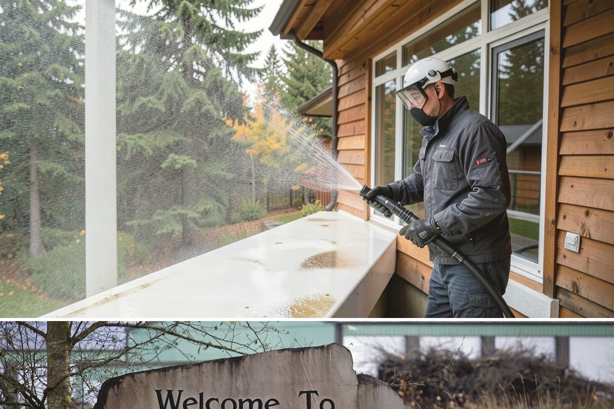 Biannual House Washing in Buckley, Pierce County, WA - Spring and fall pair naturally, catching the exterior after winter growth and again before the next rainy season.