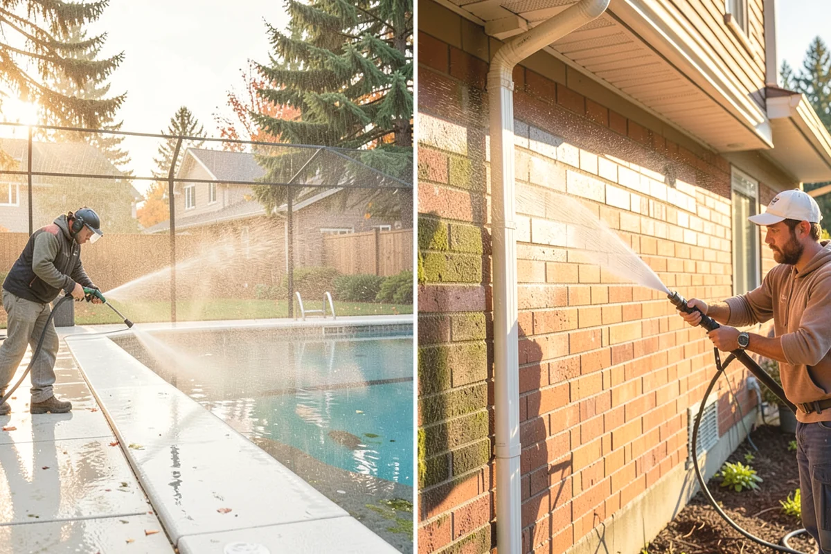 Biannual House Washing in Burien, King County, WA - Establish the two-visit schedule around spring and fall