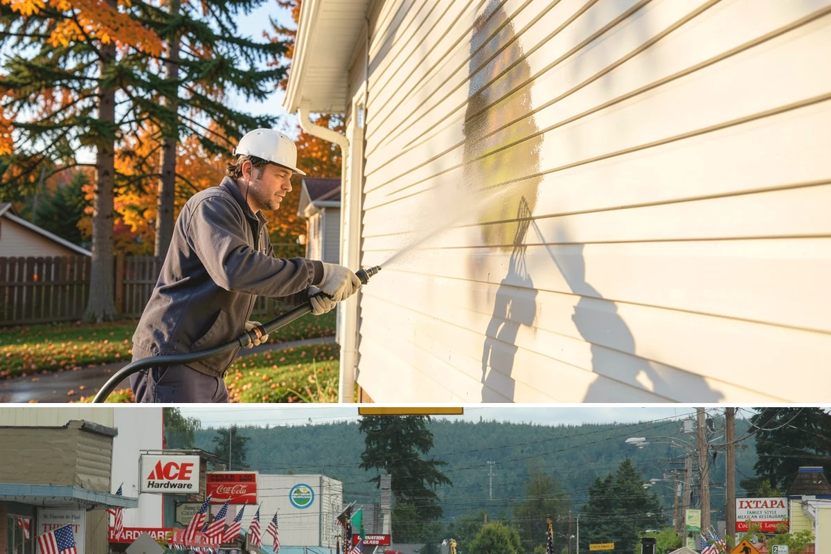 Biannual House Washing in Carnation, King County, WA - Spring and fall pair naturally, catching the exterior after winter growth and again before the next rainy season.
