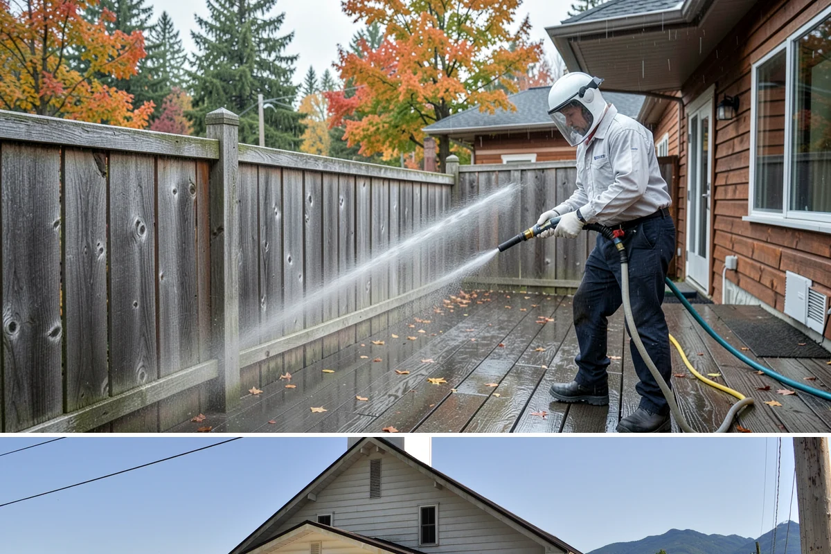 Biannual House Washing in Concrete, Skagit County, WA - Spring and fall pair naturally, catching the exterior after winter growth and again before the next rainy season.
