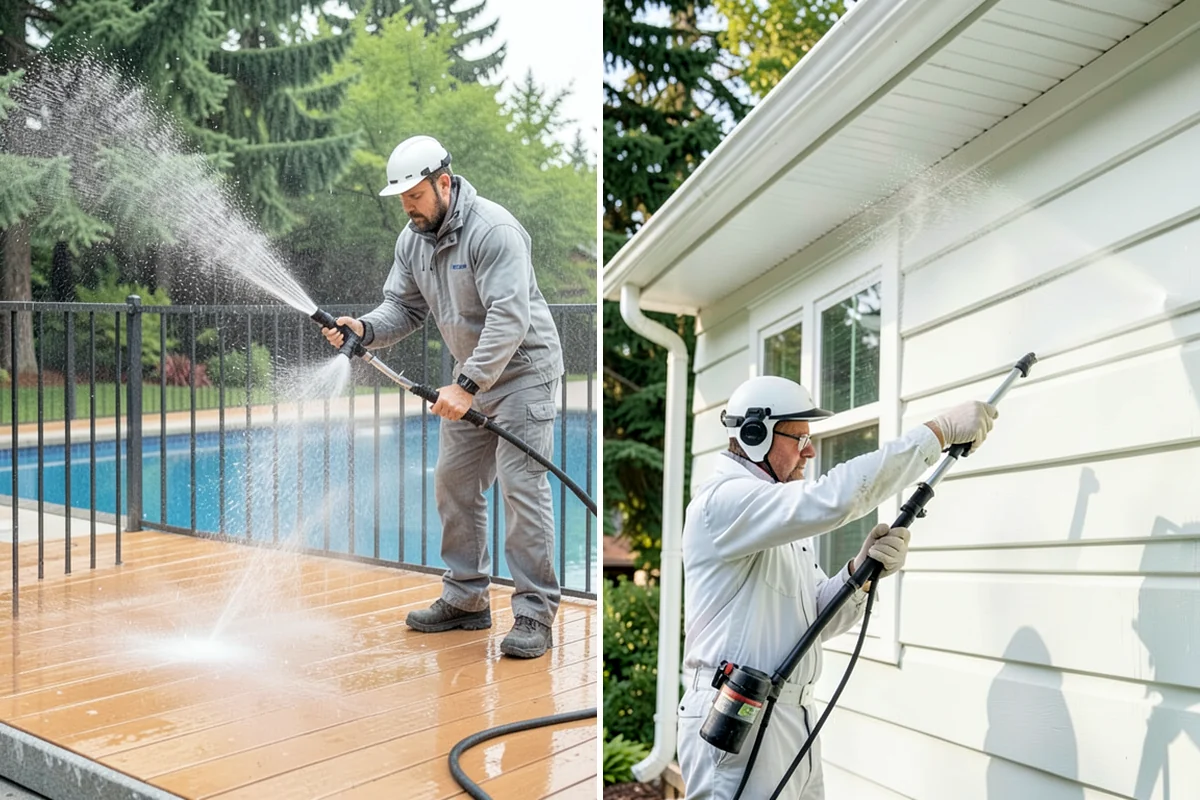 Biannual House Washing in DuPont, Pierce County, WA - Establish the two-visit schedule around spring and fall