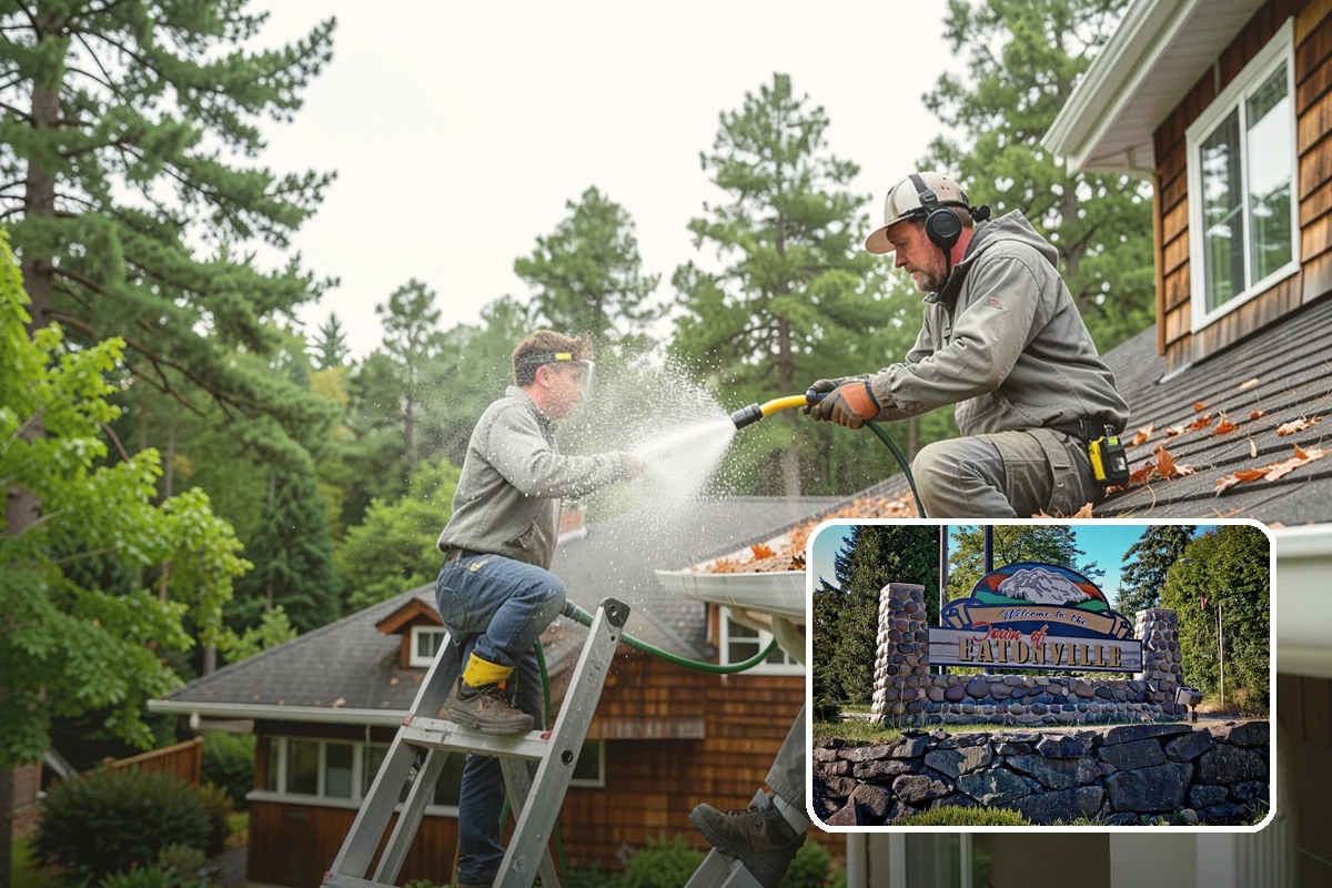 Biannual House Washing in Eatonville, Pierce County, WA - Keeps shaded and tree-covered homes free of visible algae
