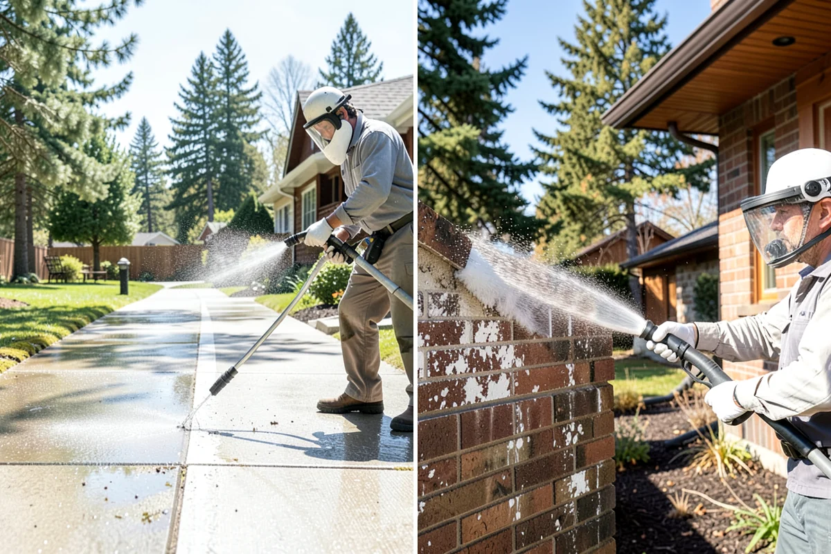 Biannual House Washing in Everett, Snohomish County, WA - Establish the two-visit schedule around spring and fall