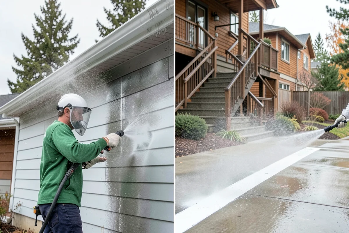 Biannual House Washing in Federal Way, King County, WA - Establish the two-visit schedule around spring and fall