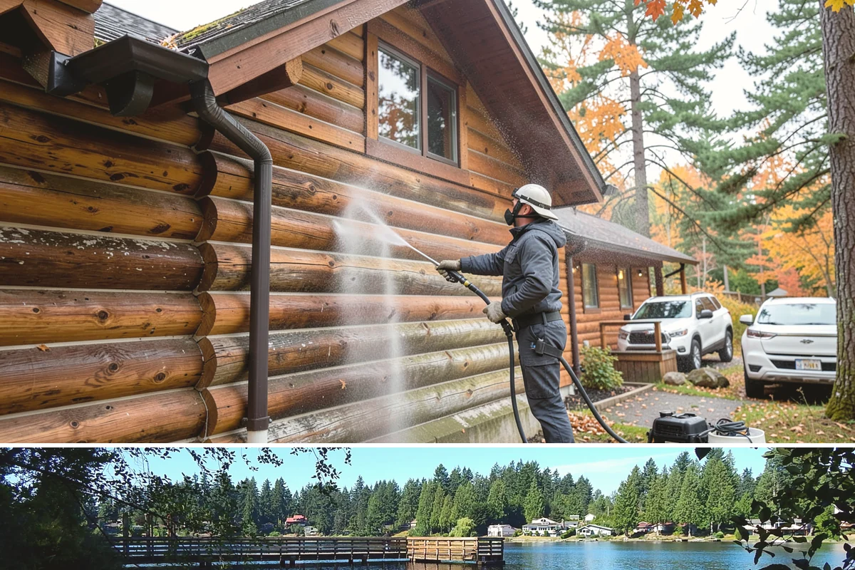 Biannual House Washing in Federal Way, King County, WA - Spring and fall pair naturally, catching the exterior after winter growth and again before the next rainy season.