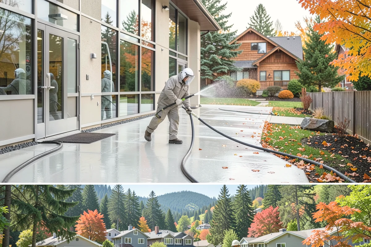 Biannual House Washing in Fircrest, Pierce County, WA - Spring and fall pair naturally, catching the exterior after winter growth and again before the next rainy season.