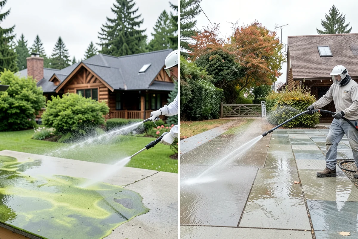 Biannual House Washing in Gig Harbor, Pierce County, WA - Establish the two-visit schedule around spring and fall