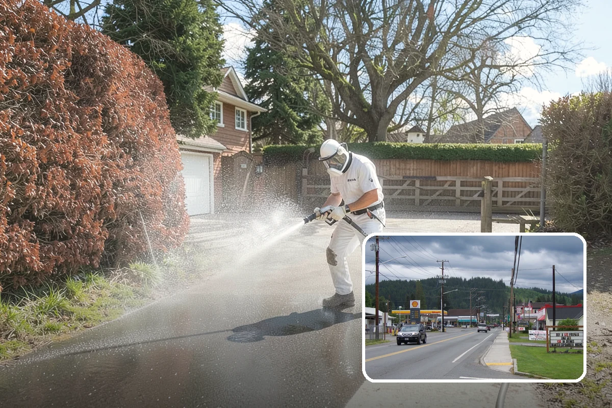 Biannual House Washing in Granite Falls, Snohomish County, WA - Keeps shaded and tree-covered homes free of visible algae