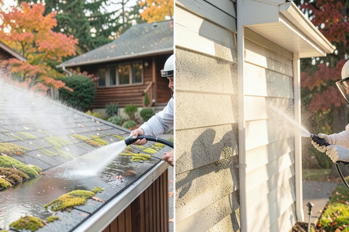 Biannual House Washing in Granite Falls, Snohomish County, WA - Establish the two-visit schedule around spring and fall