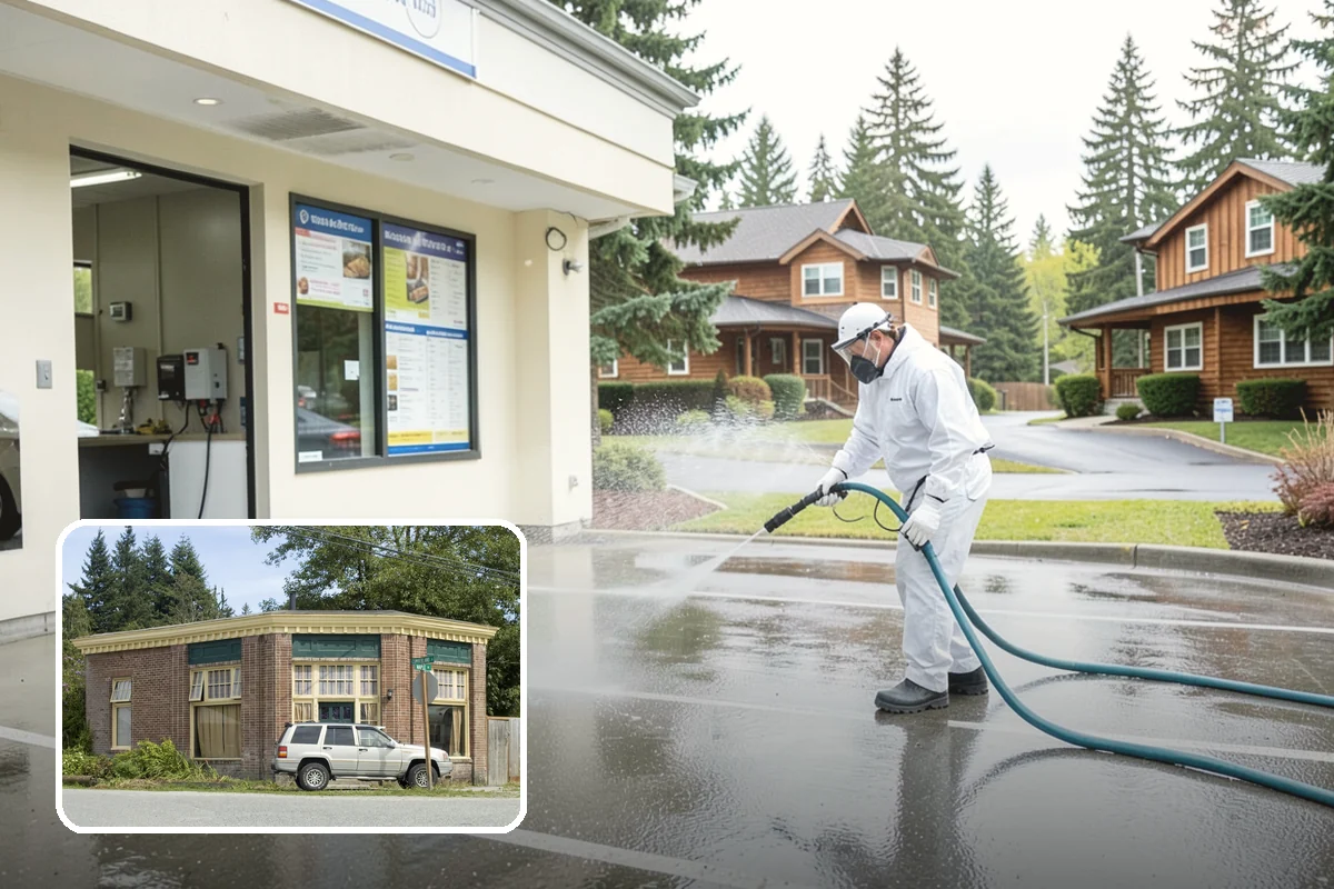 Biannual House Washing in Hamilton, Skagit County, WA - Keeps shaded and tree-covered homes free of visible algae