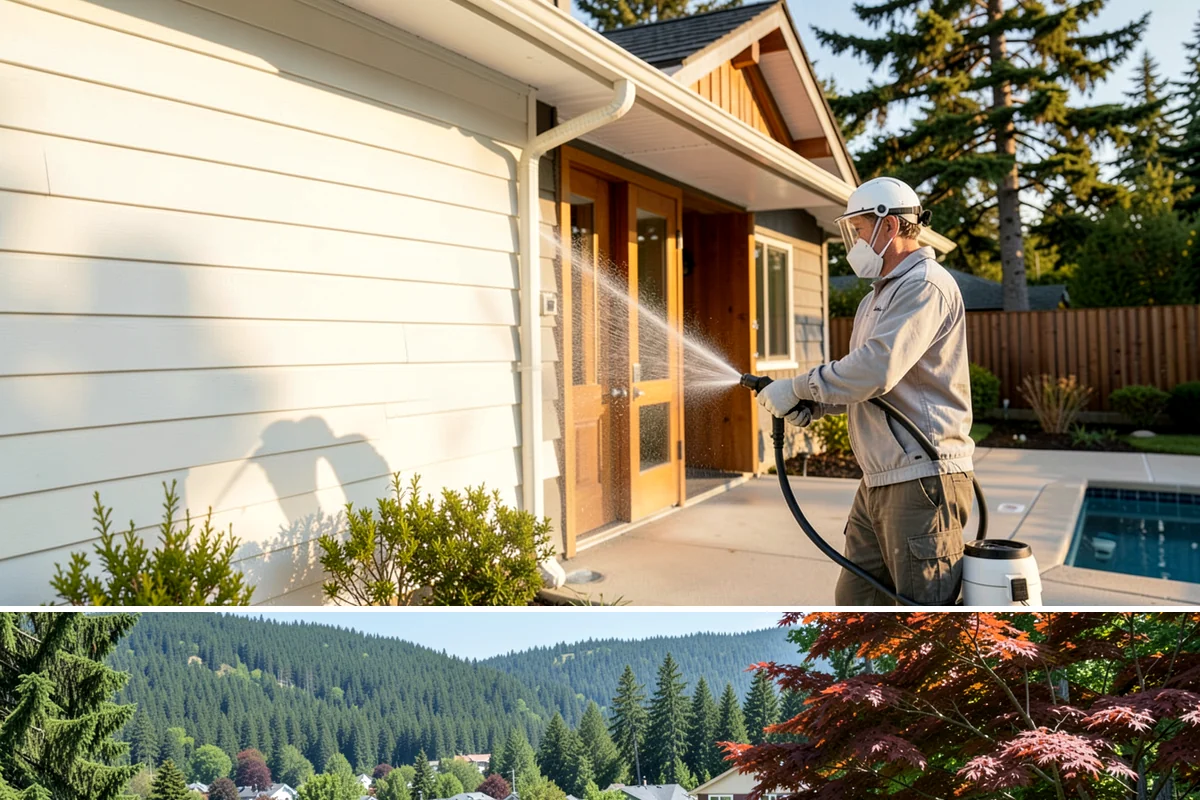 Biannual House Washing in Index, Snohomish County, WA - Spring and fall pair naturally, catching the exterior after winter growth and again before the next rainy season.