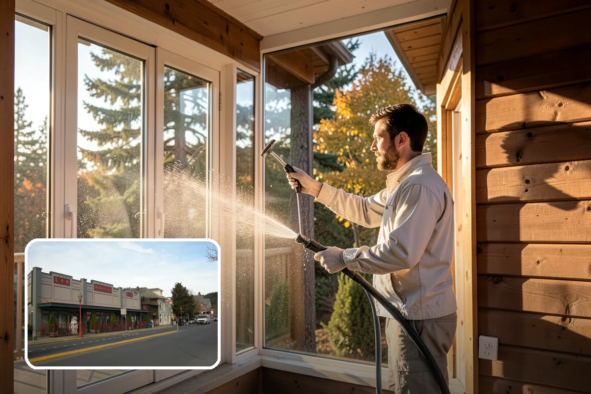 Biannual House Washing in Issaquah, King County, WA - Keeps shaded and tree-covered homes free of visible algae