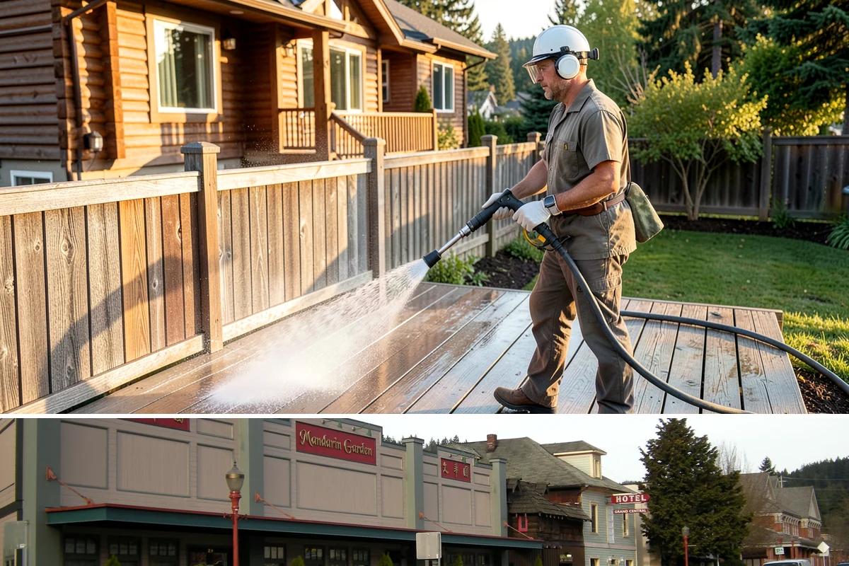 Biannual House Washing in Issaquah, King County, WA - Spring and fall pair naturally, catching the exterior after winter growth and again before the next rainy season.