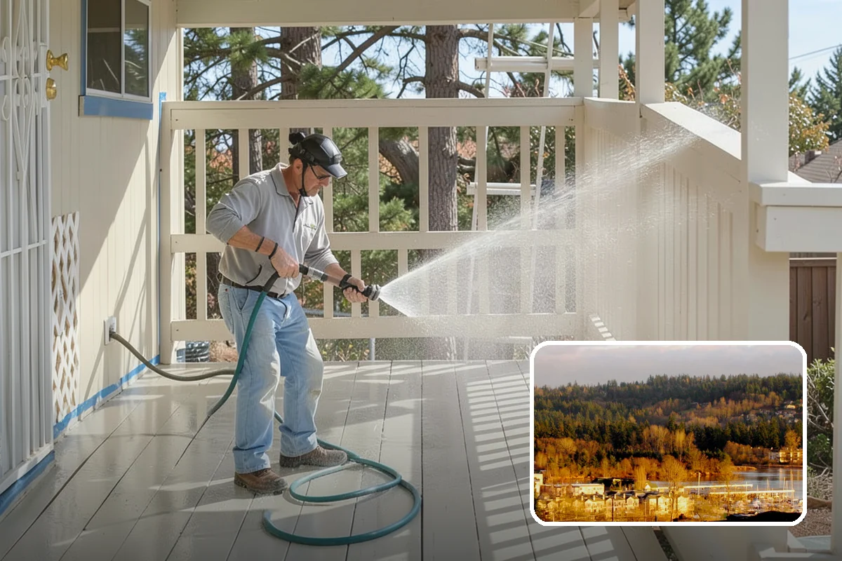 Biannual House Washing in Kenmore, King County, WA - Keeps shaded and tree-covered homes free of visible algae