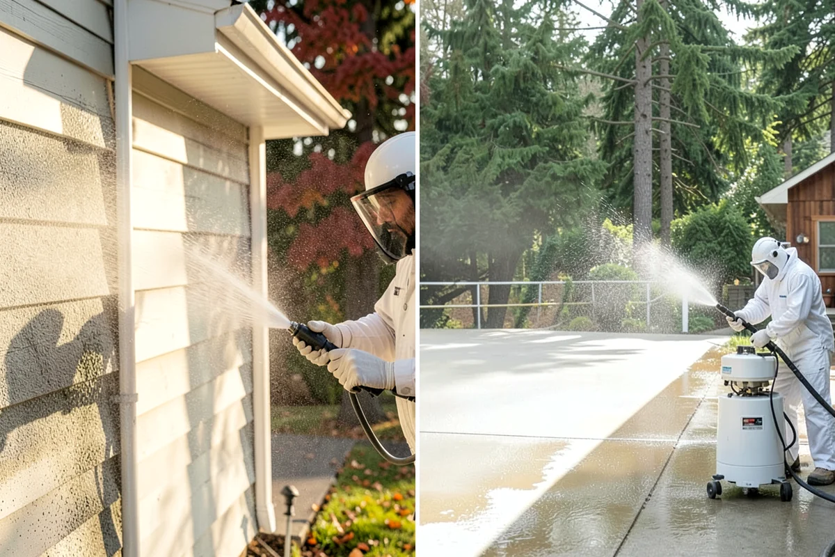Biannual House Washing in Kenmore, King County, WA - Establish the two-visit schedule around spring and fall