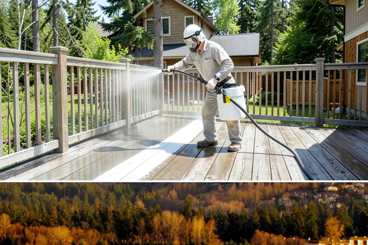 Biannual House Washing in Kenmore, King County, WA - Spring and fall pair naturally, catching the exterior after winter growth and again before the next rainy season.