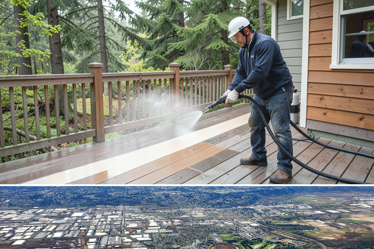 Biannual House Washing in Kent, King County, WA - Spring and fall pair naturally, catching the exterior after winter growth and again before the next rainy season.