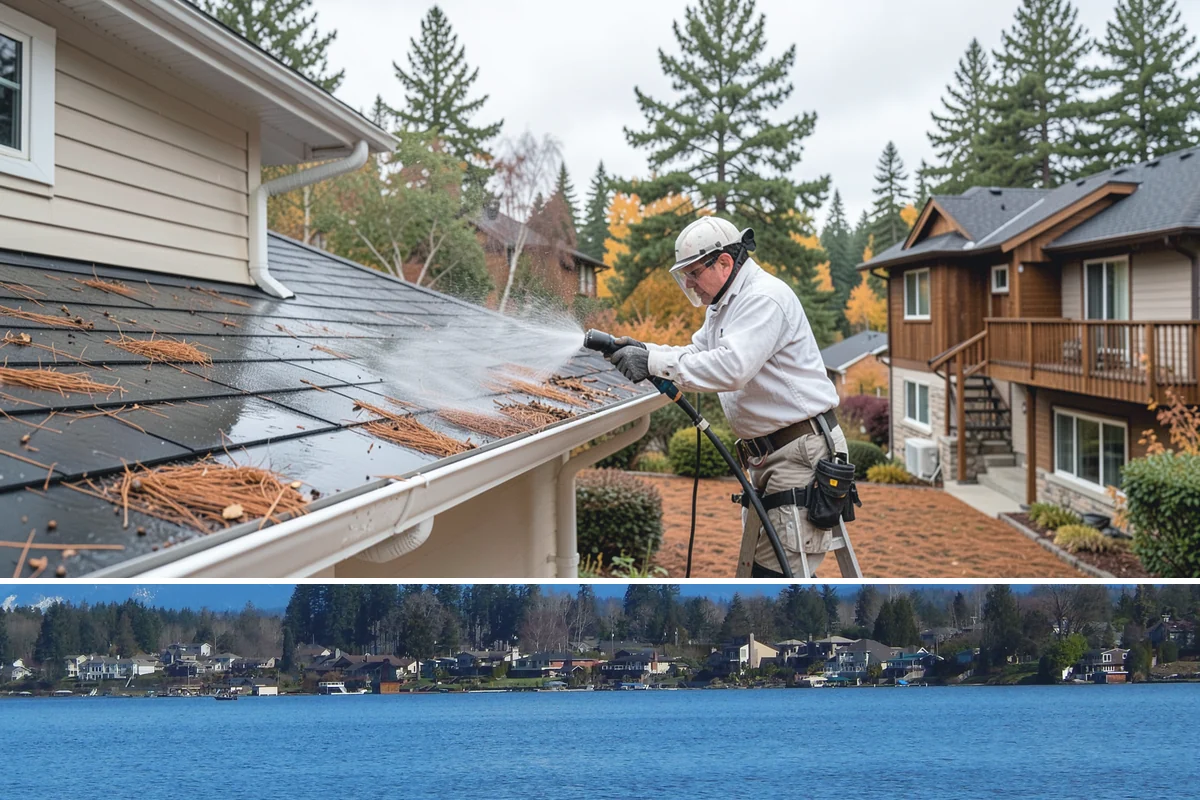 Biannual House Washing in Lake Stevens, Snohomish County, WA - Spring and fall pair naturally, catching the exterior after winter growth and again before the next rainy season.