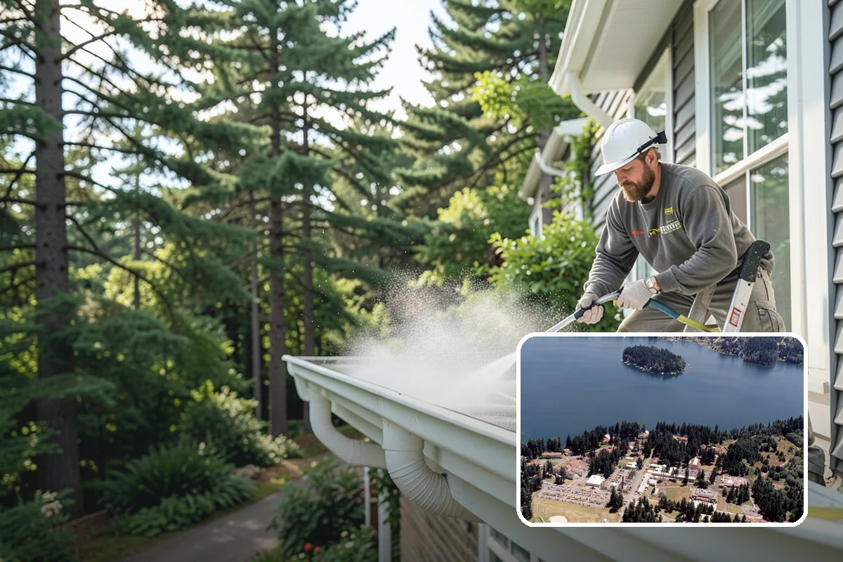 Biannual House Washing in Lakewood, Pierce County, WA - Keeps shaded and tree-covered homes free of visible algae