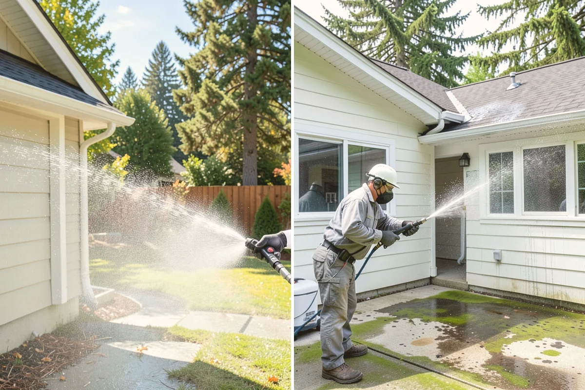 Biannual House Washing in Langley, Island County, WA - Establish the two-visit schedule around spring and fall