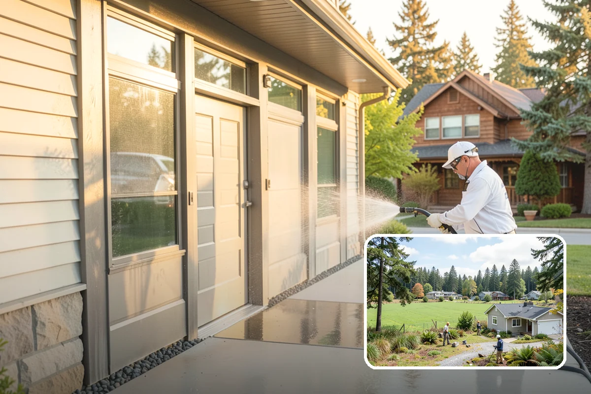 Biannual House Washing in Lyman, Skagit County, WA - Keeps shaded and tree-covered homes free of visible algae