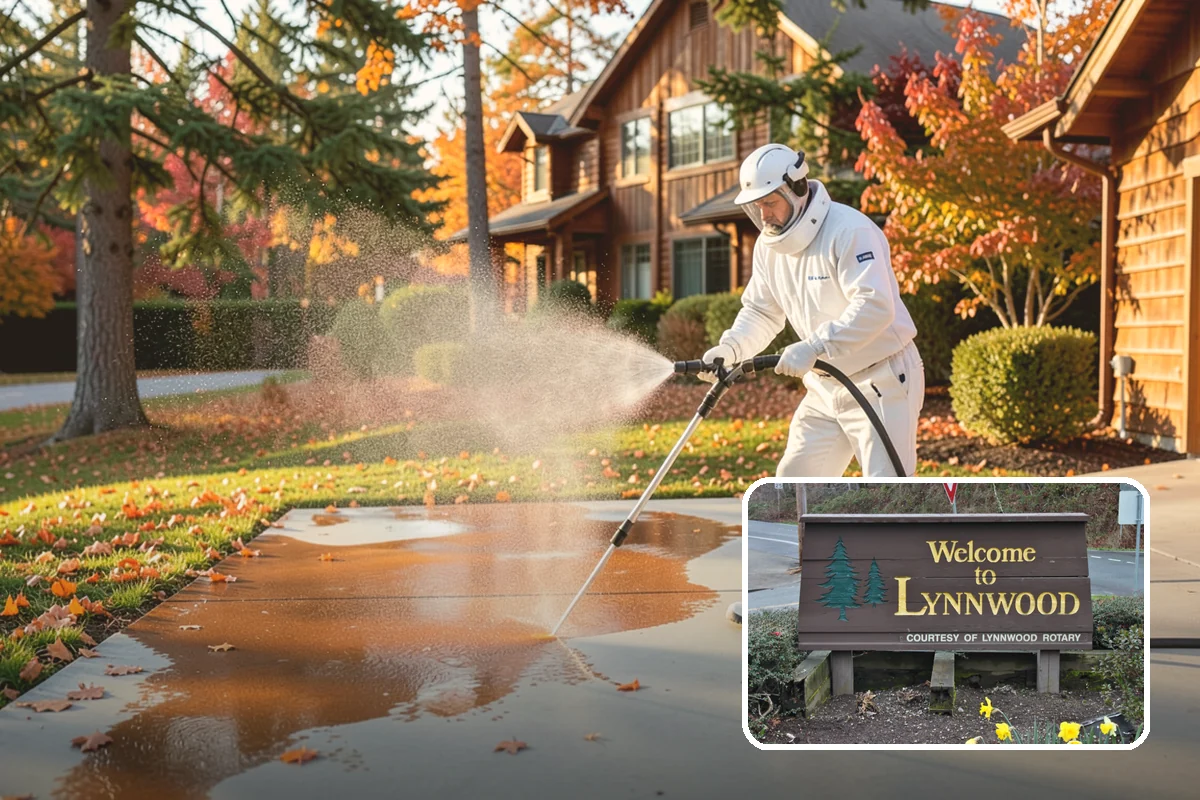 Biannual House Washing in Lynnwood, Snohomish County, WA - Keeps shaded and tree-covered homes free of visible algae