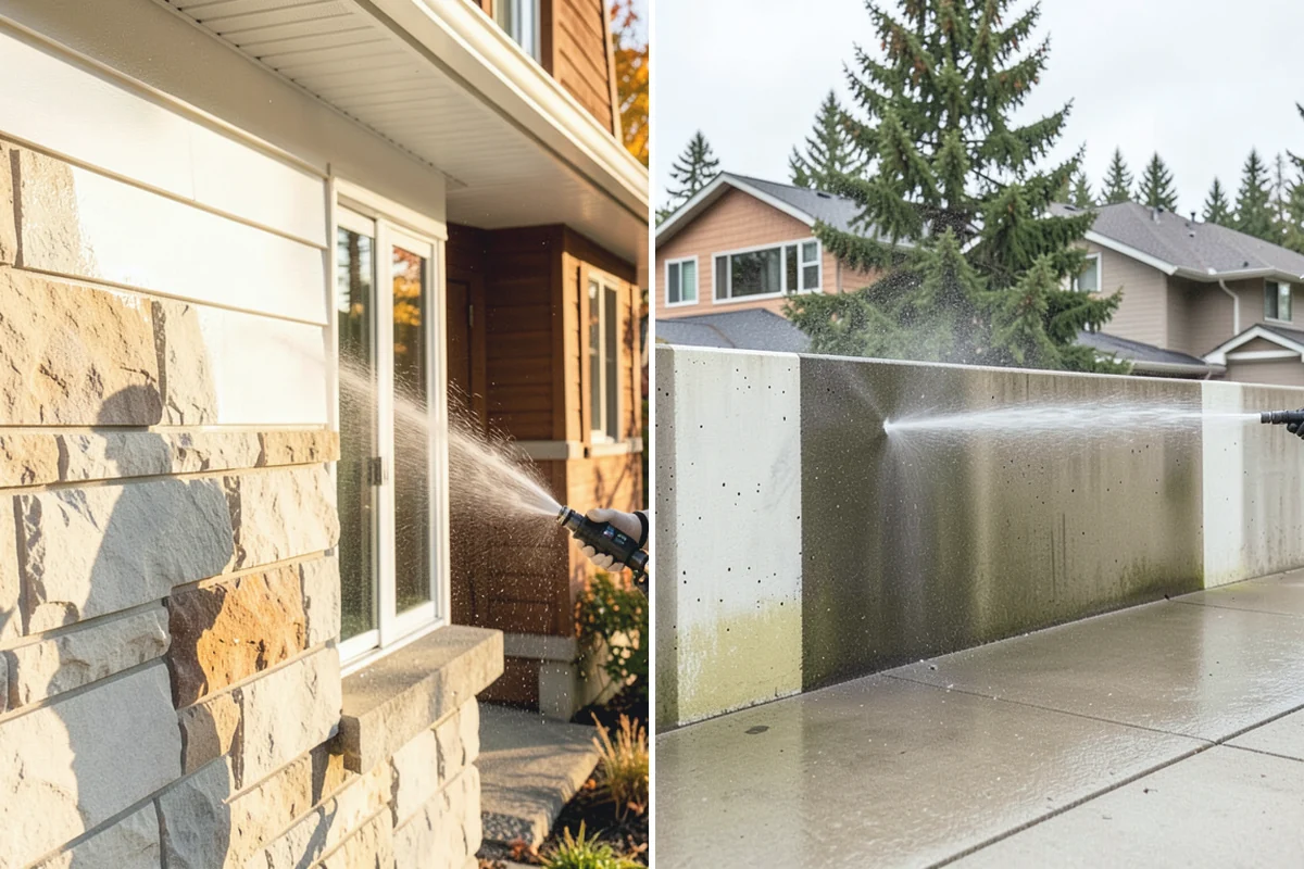 Biannual House Washing in Marysville, Snohomish County, WA - Establish the two-visit schedule around spring and fall