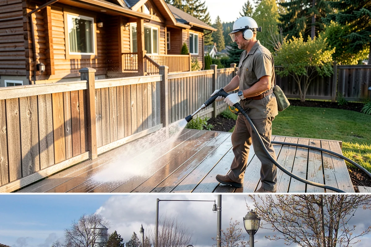 Biannual House Washing in Marysville, Snohomish County, WA - Spring and fall pair naturally, catching the exterior after winter growth and again before the next rainy season.