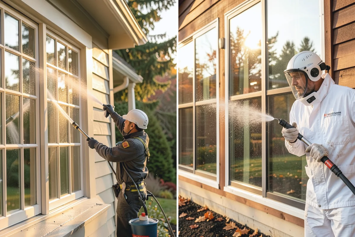 Biannual House Washing in Medina, King County, WA - Establish the two-visit schedule around spring and fall