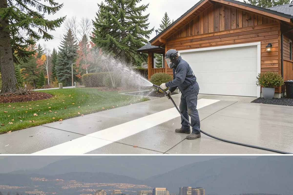 Biannual House Washing in Medina, King County, WA - Spring and fall pair naturally, catching the exterior after winter growth and again before the next rainy season.