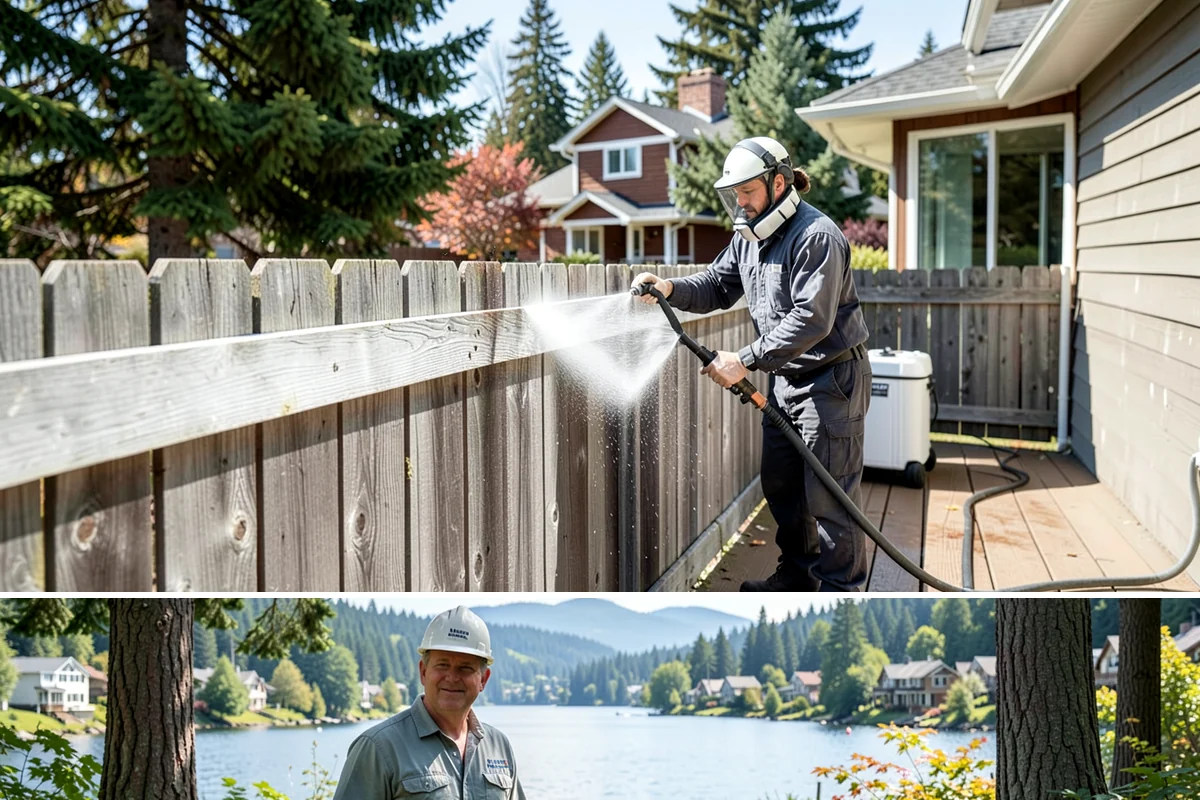 Biannual House Washing in Milton, King County, WA - Spring and fall pair naturally, catching the exterior after winter growth and again before the next rainy season.