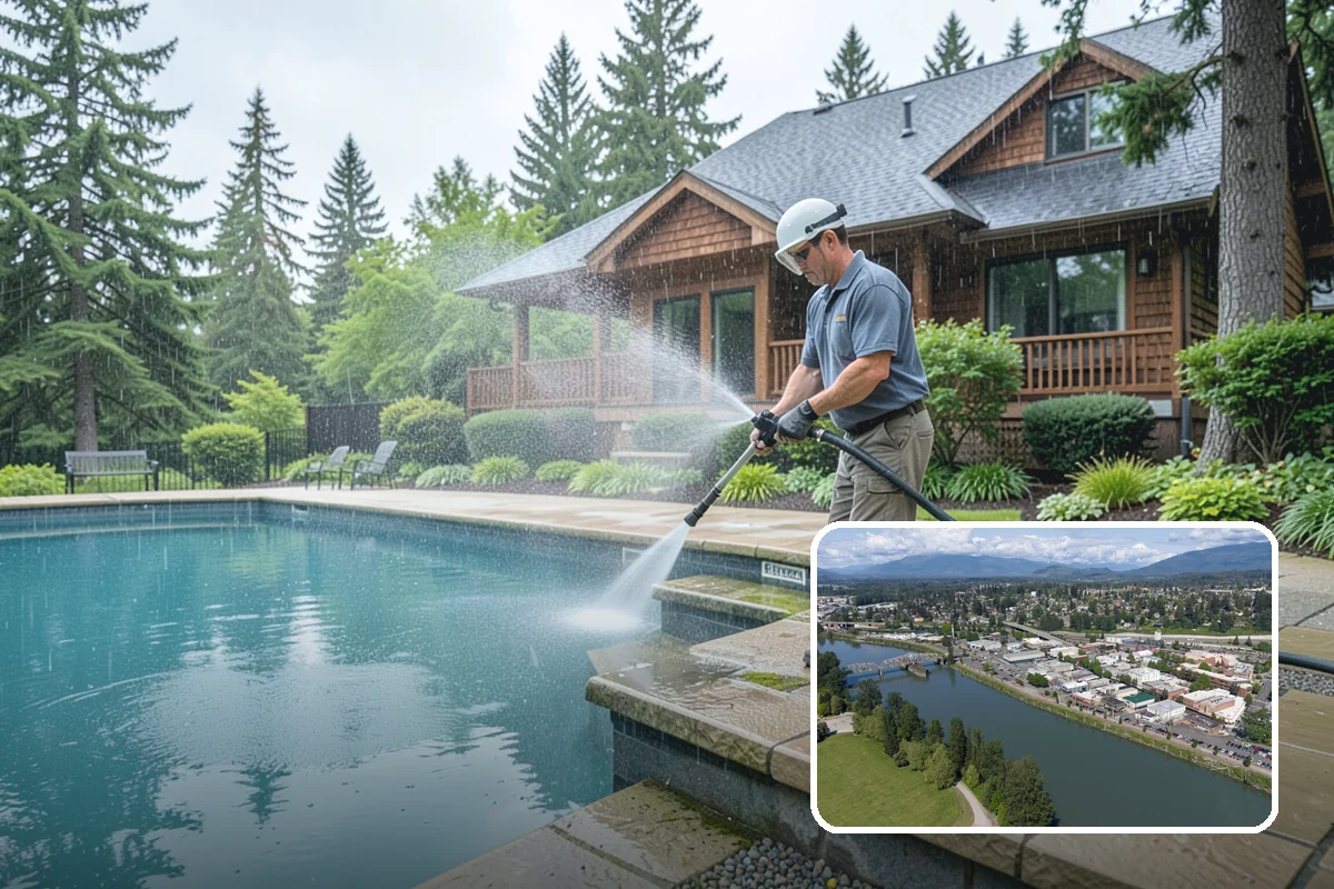 Biannual House Washing in Mount Vernon, Skagit County, WA - Keeps shaded and tree-covered homes free of visible algae