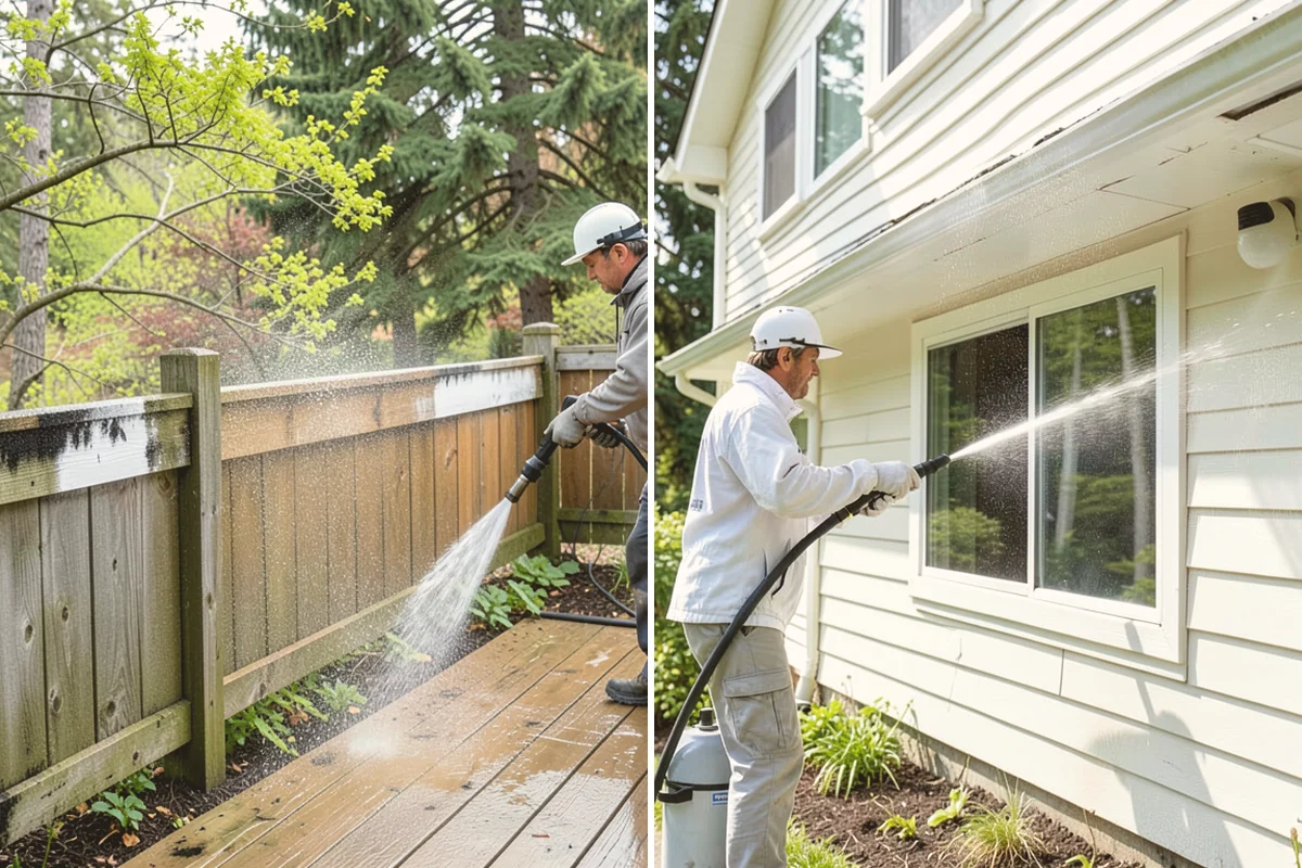 Biannual House Washing in Mount Vernon, Skagit County, WA - Establish the two-visit schedule around spring and fall