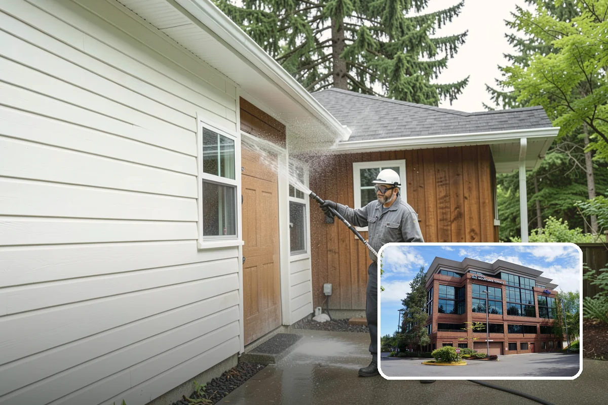 Biannual House Washing in Mountlake Terrace, Snohomish County, WA - Keeps shaded and tree-covered homes free of visible algae