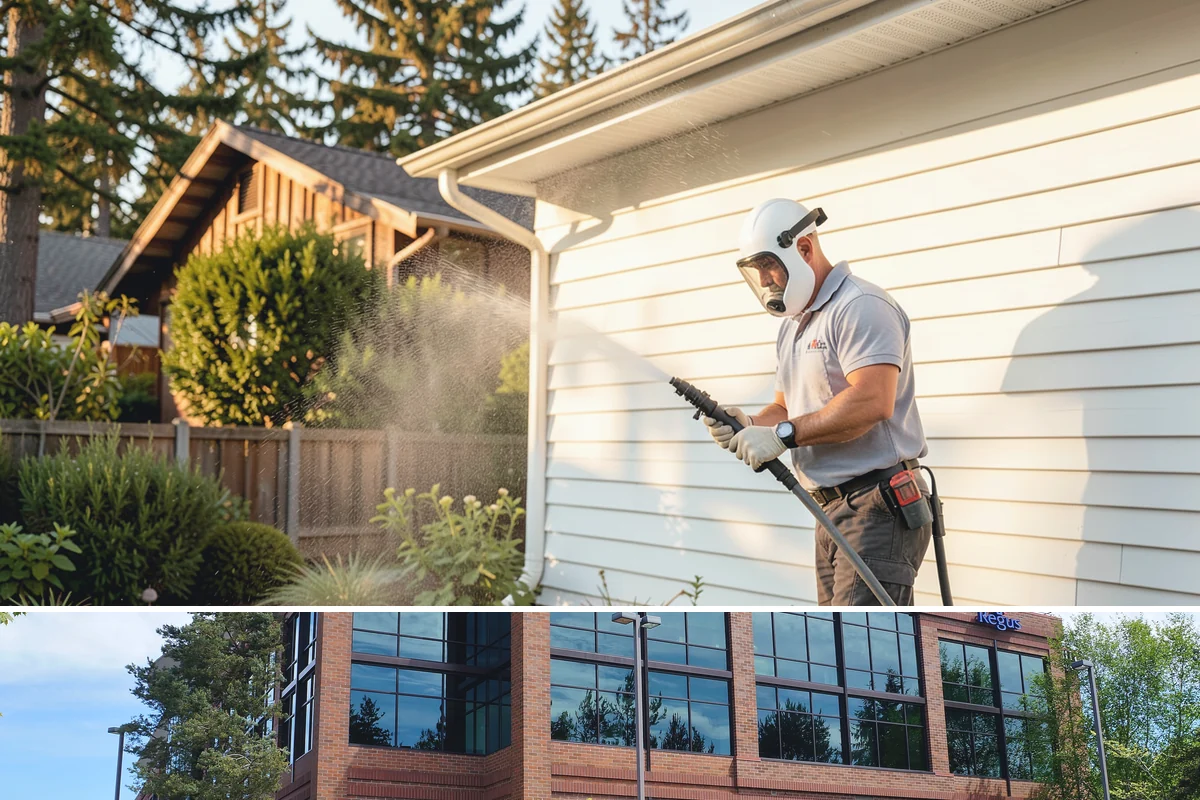 Biannual House Washing in Mountlake Terrace, Snohomish County, WA - Spring and fall pair naturally, catching the exterior after winter growth and again before the next rainy season.