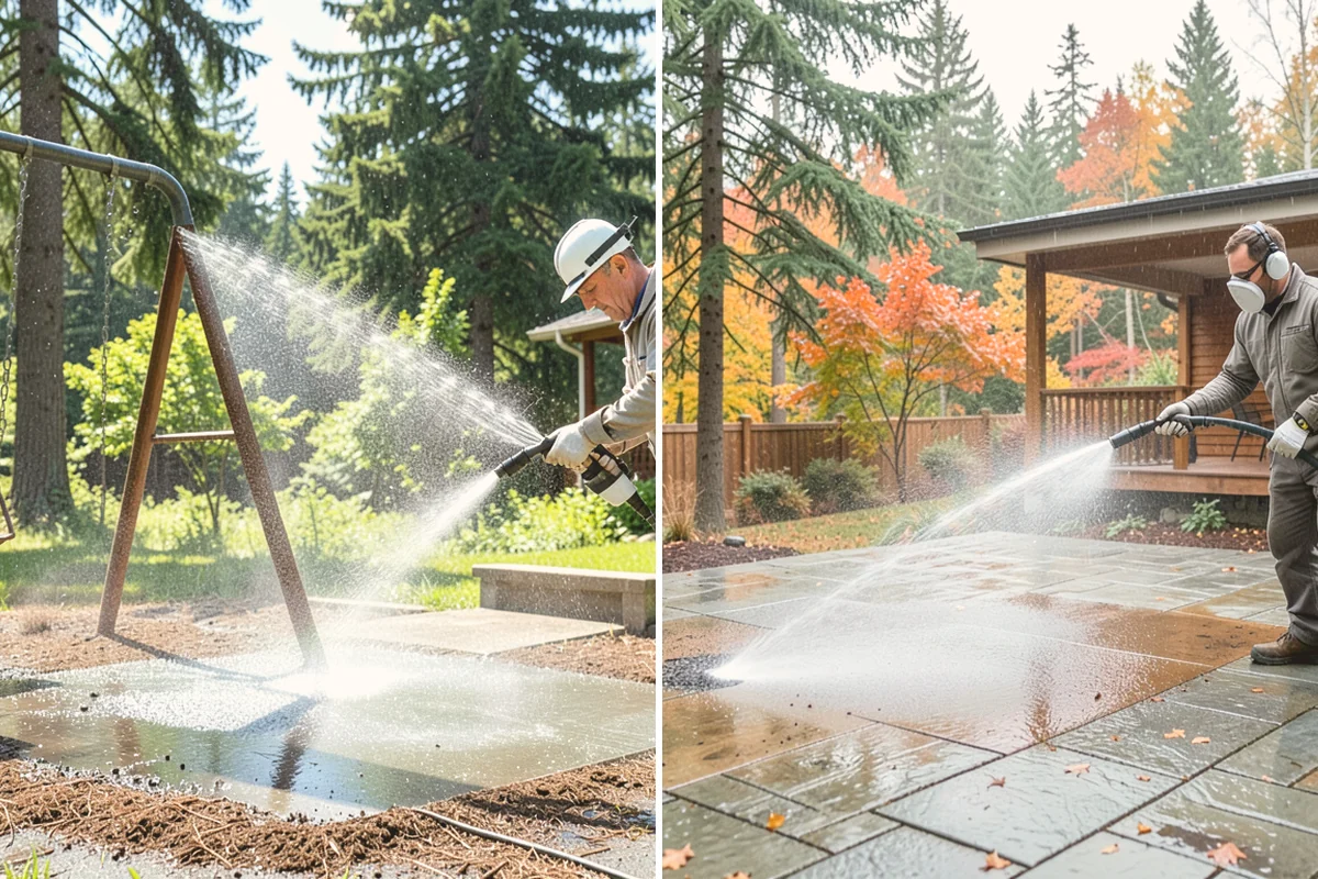 Biannual House Washing in Orting, Pierce County, WA - Establish the two-visit schedule around spring and fall