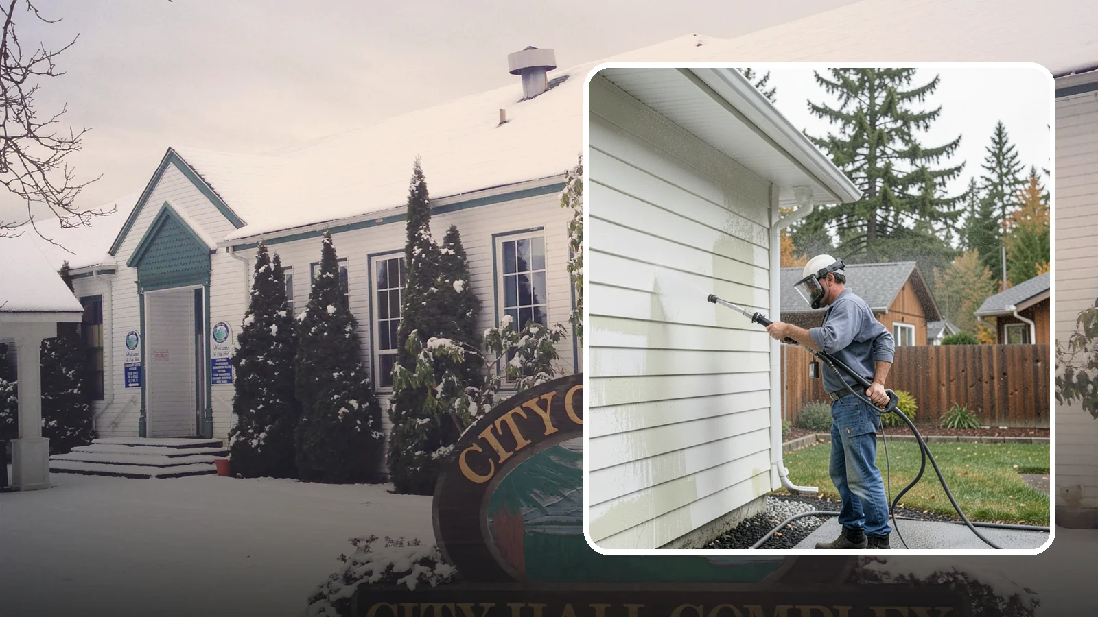 Biannual House Washing in Pacific, King County, WA - Biannual house washing cleans your home's exterior twice a year to stay ahead of the algae and film that build fast in a wet...